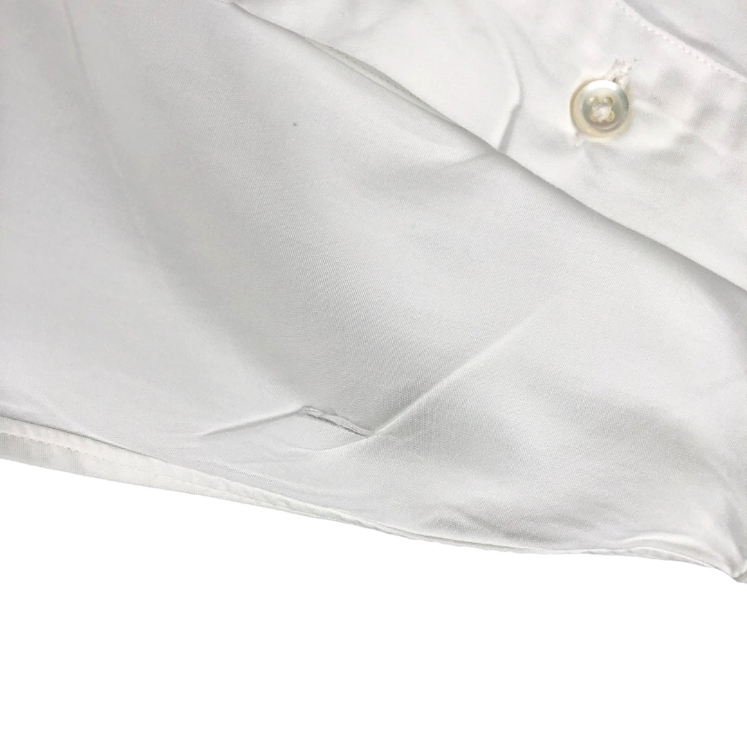 Ralph Lauren long sleeve button down shirt, men's size L cotton white type Vintage Second Hand