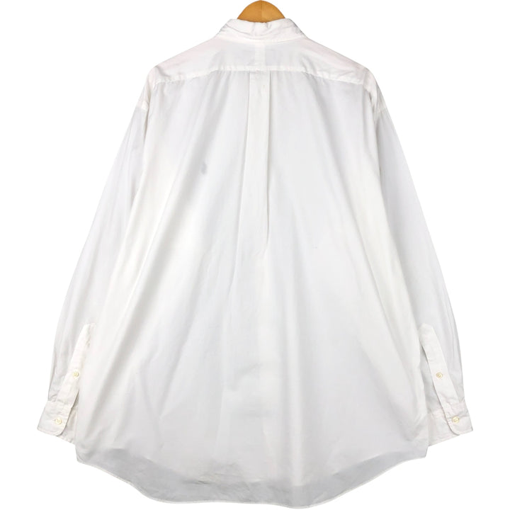 Ralph Lauren BLAKE long sleeve button down shirt, men's XL size cotton white type Vintage Second Hand