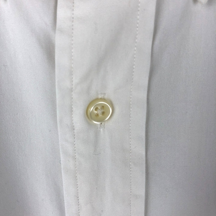Ralph Lauren BLAKE long sleeve button down shirt, men's XL size cotton white type Vintage Second Hand