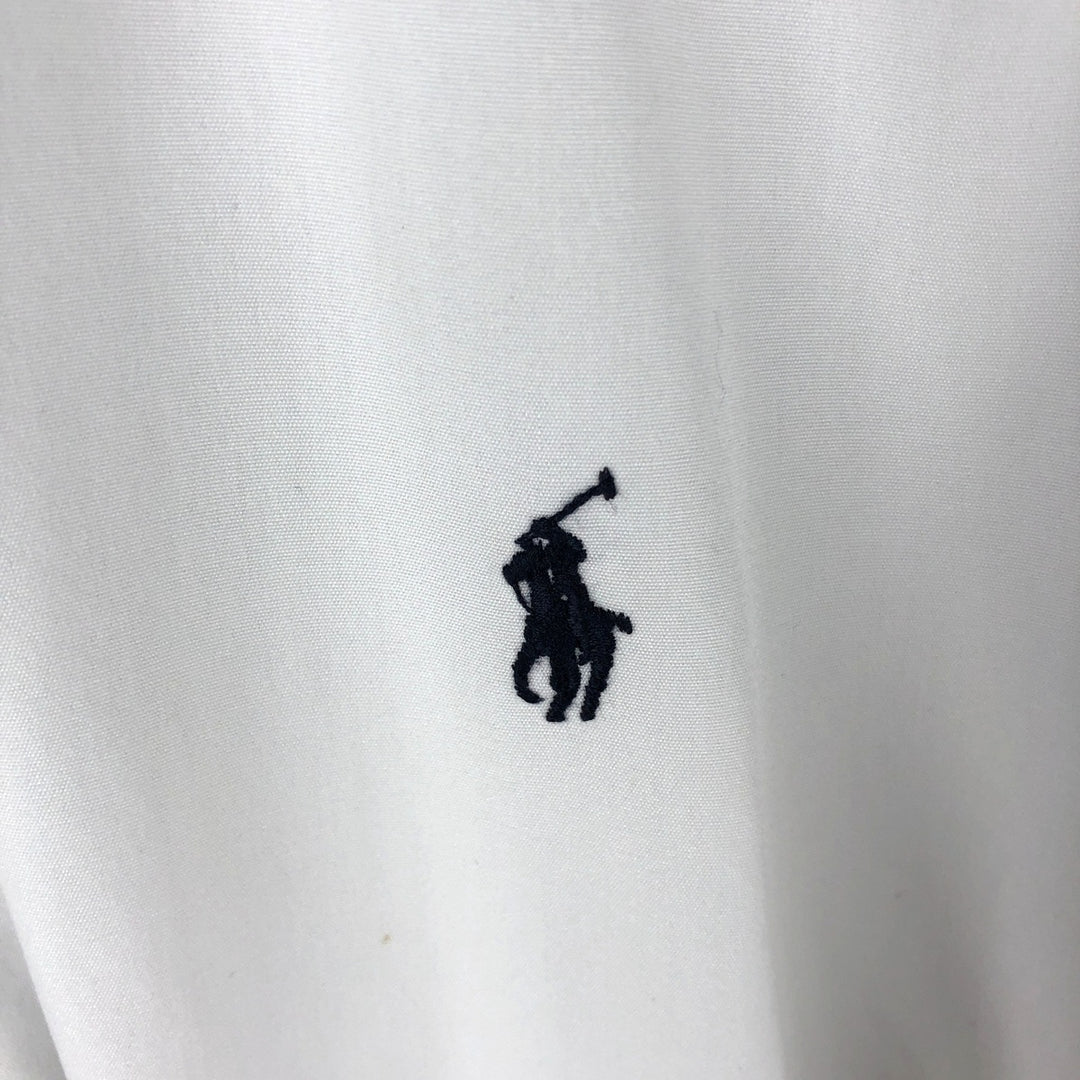 Ralph Lauren BLAKE long sleeve button down shirt, men's XL size cotton white type Vintage Second Hand