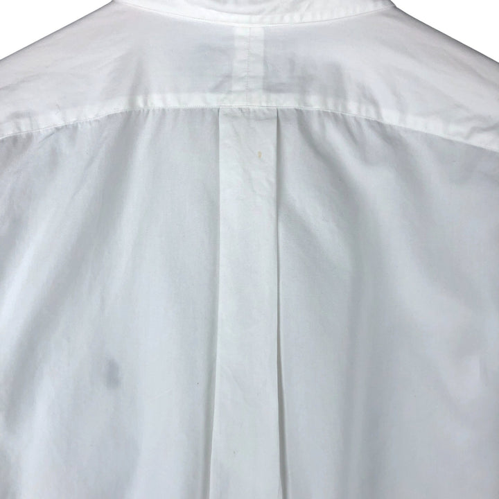 Ralph Lauren BLAKE long sleeve button down shirt, men's XL size cotton white type Vintage Second Hand