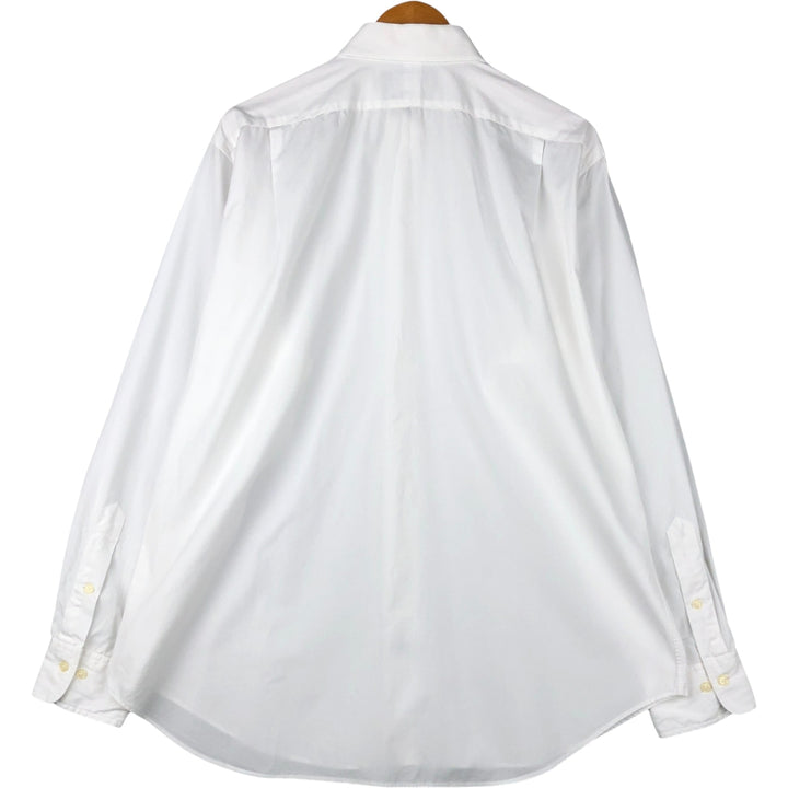 Ralph Lauren POLO by Ralph Lauren REGENT CLASSIC FIT wide collar long sleeve cotton shirt, men's size L cotton white type Vintage Second Hand