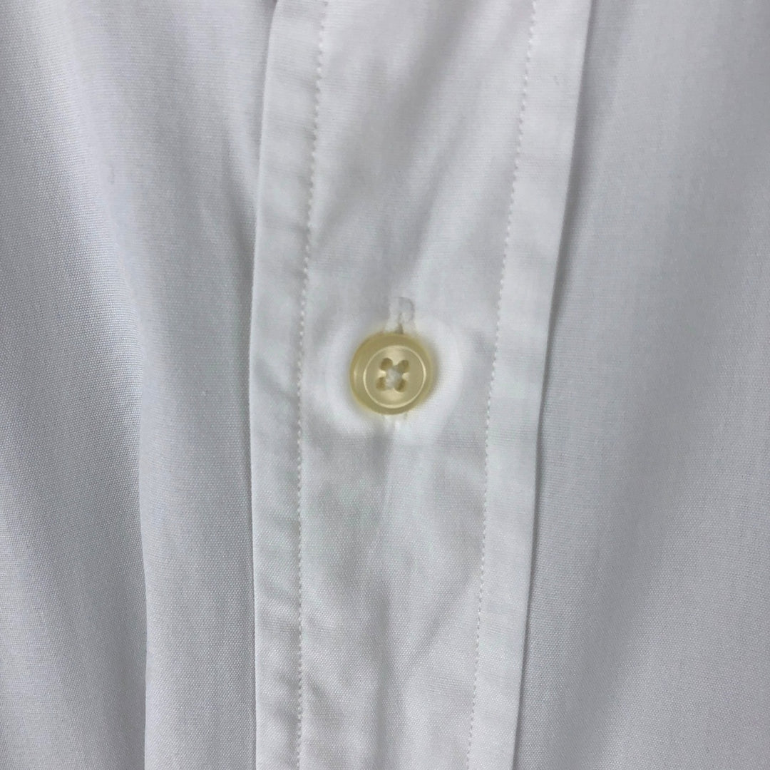 Ralph Lauren POLO by Ralph Lauren REGENT CLASSIC FIT wide collar long sleeve cotton shirt, men's size L cotton white type Vintage Second Hand