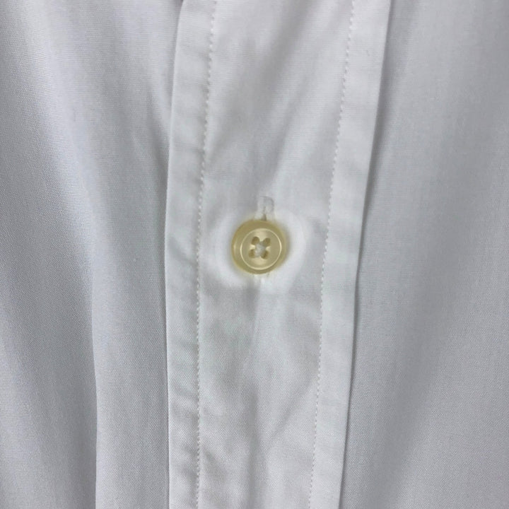Ralph Lauren POLO by Ralph Lauren REGENT CLASSIC FIT wide collar long sleeve cotton shirt, men's size L cotton white type Vintage Second Hand