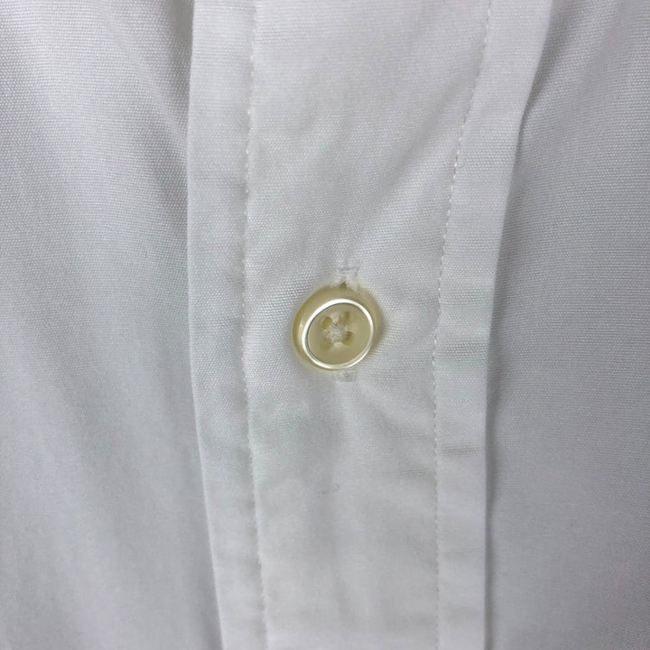 Ralph Lauren BLAKE long sleeve button down shirt, men's size L cotton white type Vintage Second Hand