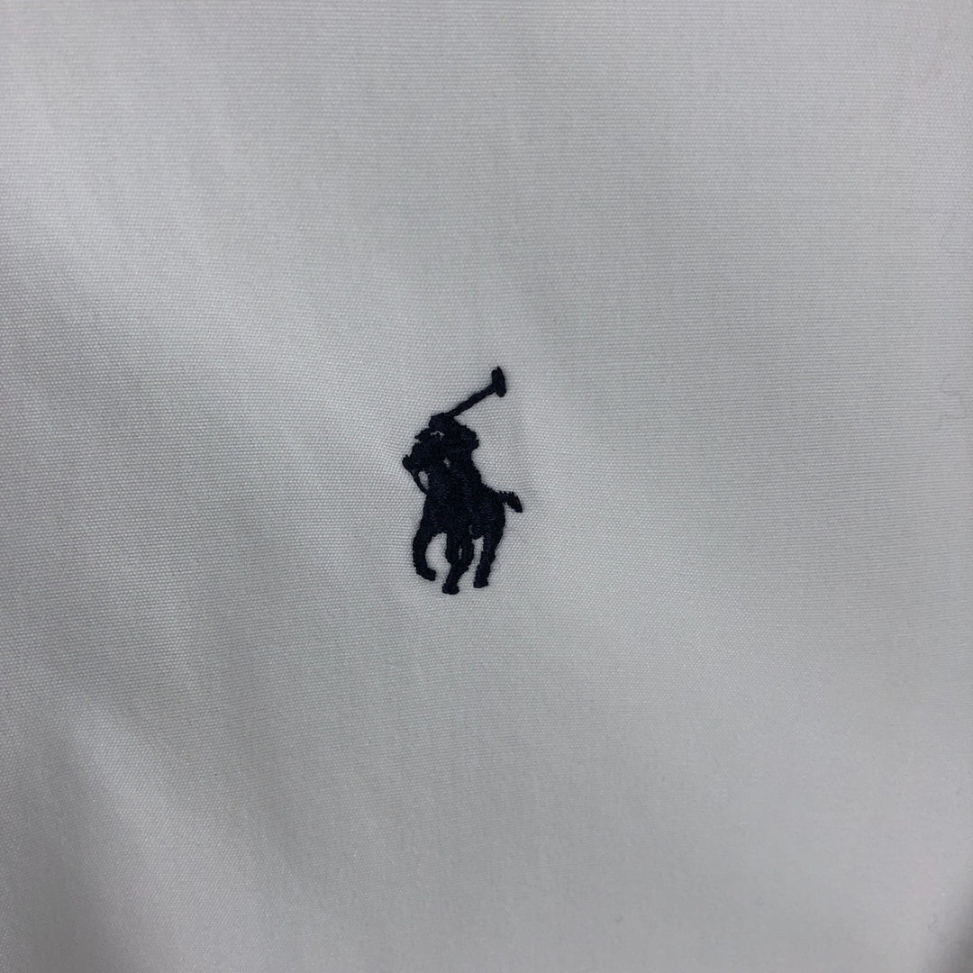 Ralph Lauren BLAKE long sleeve button down shirt, men's size L cotton white type Vintage Second Hand