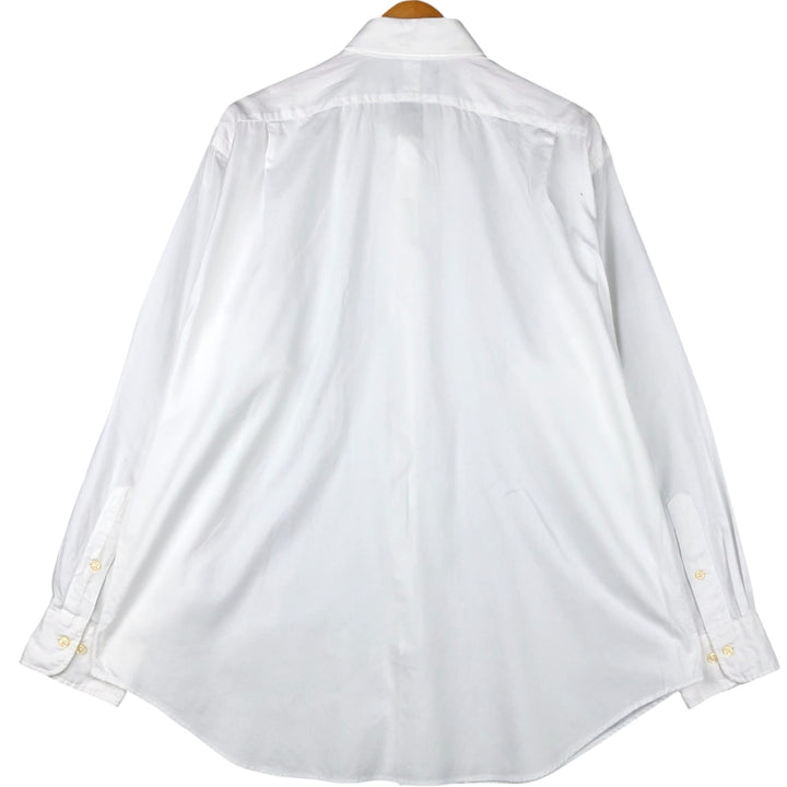 Ralph Lauren POLO by Ralph Lauren REGENT CLASSIC FIT wide collar long sleeve cotton shirt men's XL equivalent cotton white type Vintage Second Hand