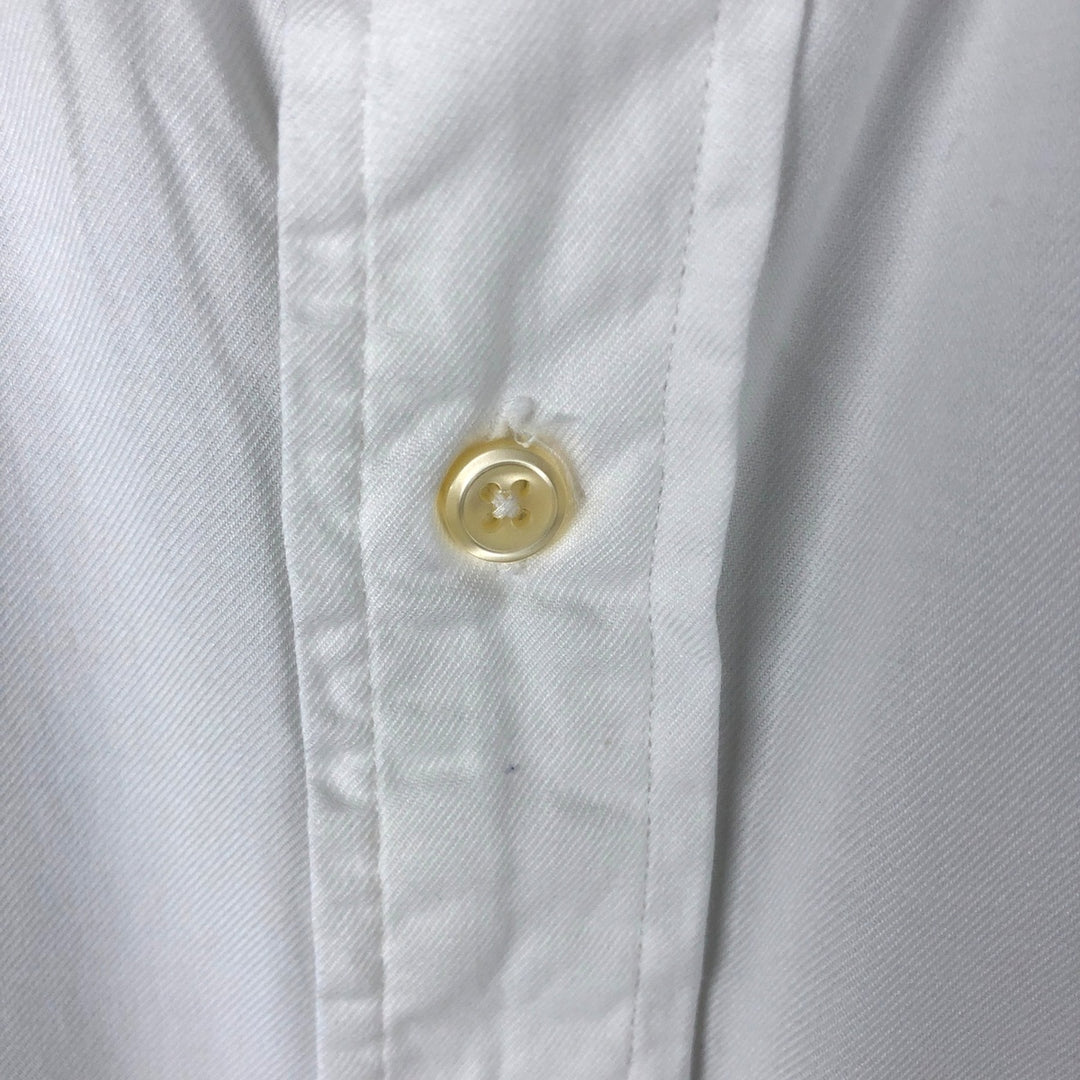 Ralph Lauren POLO by Ralph Lauren REGENT CLASSIC FIT wide collar long sleeve cotton shirt men's XL equivalent cotton white type Vintage Second Hand