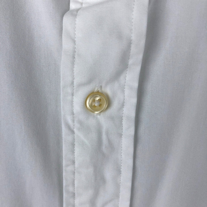 Ralph Lauren POLO by Ralph Lauren REGENT CUSTOM FIT wide collar long sleeve cotton shirt, men's size XL cotton white type Vintage Second Hand