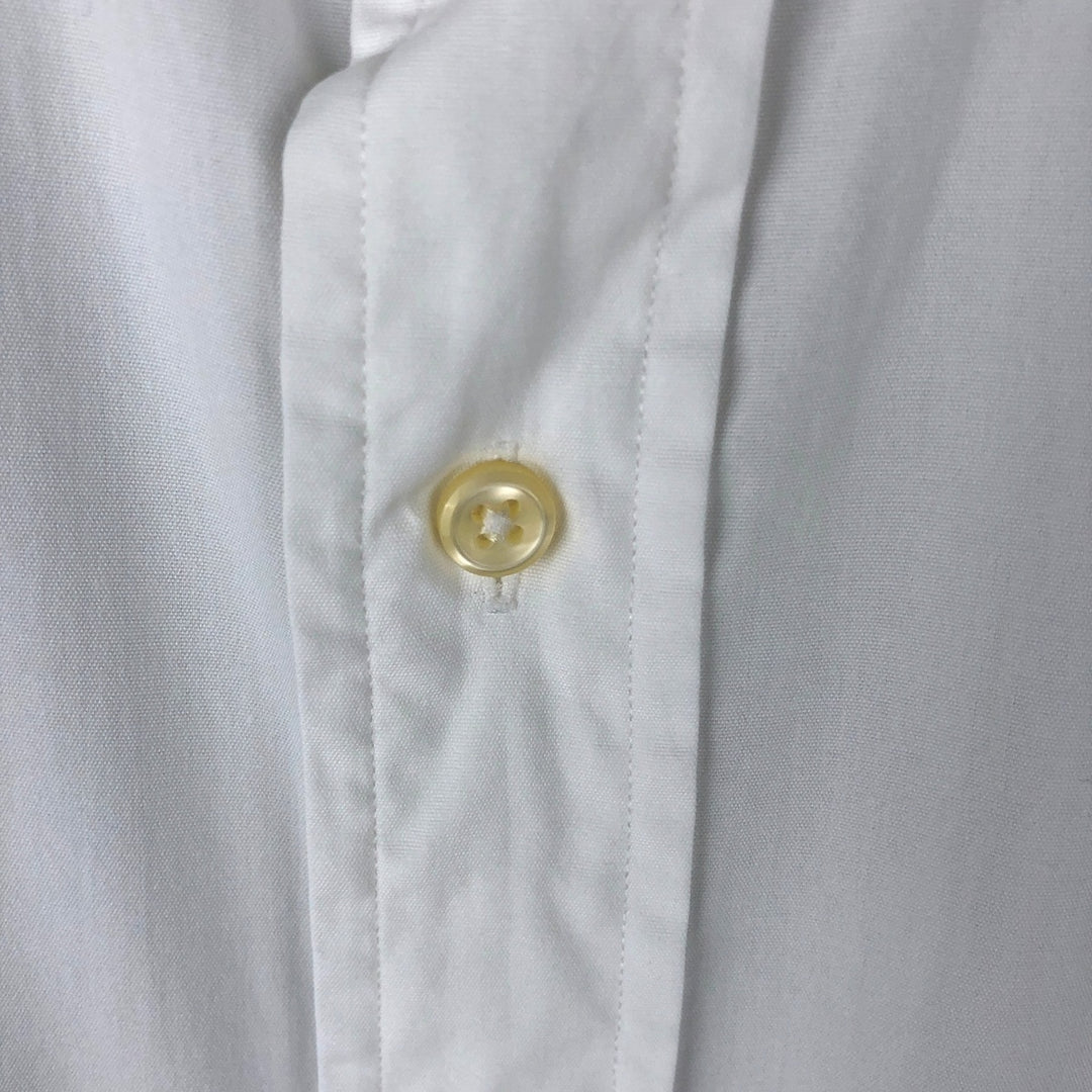 Ralph Lauren POLO by Ralph Lauren REGENT CUSTOM FIT wide collar long sleeve cotton shirt, men's size XL cotton white type Vintage Second Hand
