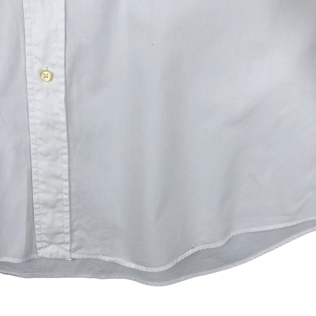 Ralph Lauren POLO by Ralph Lauren REGENT CUSTOM FIT wide collar long sleeve cotton shirt, men's size XL cotton white type Vintage Second Hand