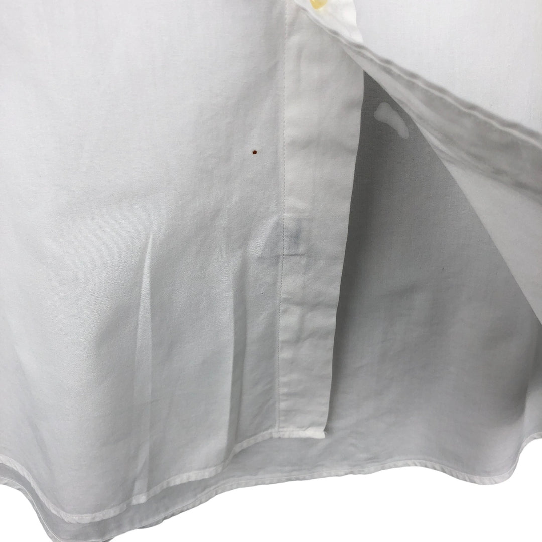Ralph Lauren POLO by Ralph Lauren REGENT CUSTOM FIT wide collar long sleeve cotton shirt, men's size XL cotton white type Vintage Second Hand