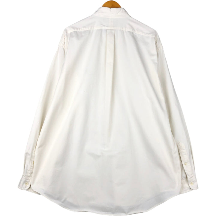 Ralph Lauren BLAKE long sleeve button down shirt, men's XL size cotton white type Vintage Second Hand