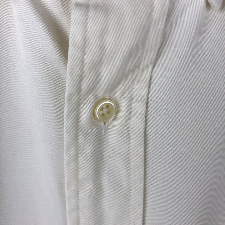 Ralph Lauren BLAKE long sleeve button down shirt, men's XL size cotton white type Vintage Second Hand