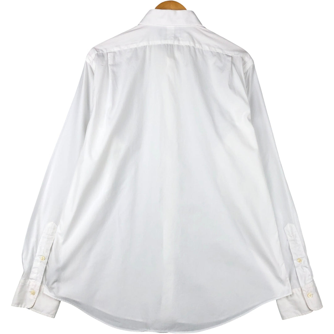 Ralph Lauren POLO by Ralph Lauren CUSTOM FIT DRESS SHIRT, long-sleeved cotton shirt, men's size XL cotton white type Vintage Second Hand