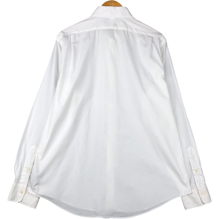 Ralph Lauren POLO by Ralph Lauren CUSTOM FIT DRESS SHIRT, long-sleeved cotton shirt, men's size XL cotton white type Vintage Second Hand