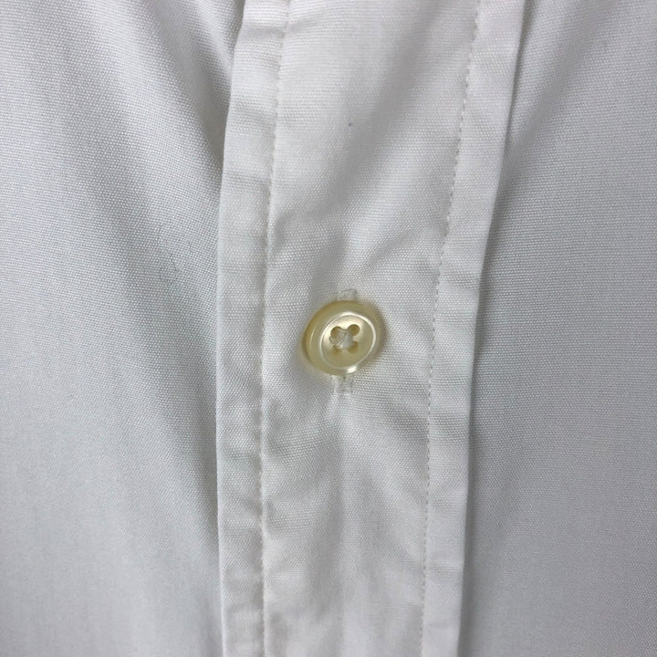 Ralph Lauren POLO by Ralph Lauren CUSTOM FIT DRESS SHIRT, long-sleeved cotton shirt, men's size XL cotton white type Vintage Second Hand