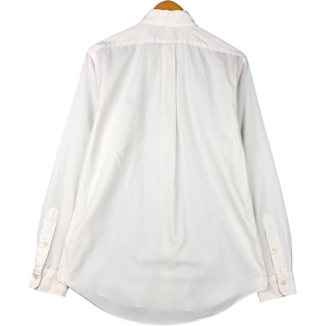 Ralph Lauren CUSTOM FIT long sleeve button down shirt, men's size M cotton white type Vintage Second Hand