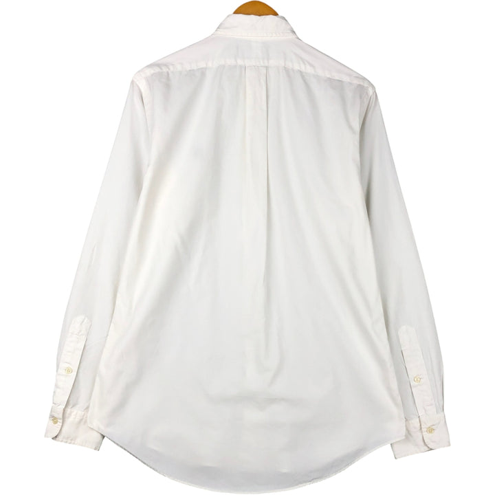 Ralph Lauren CUSTOM FIT long sleeve button down shirt, men's size M cotton white type Vintage Second Hand