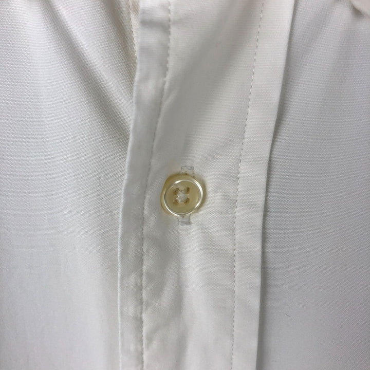 Ralph Lauren CUSTOM FIT long sleeve button down shirt, men's size M cotton white type Vintage Second Hand