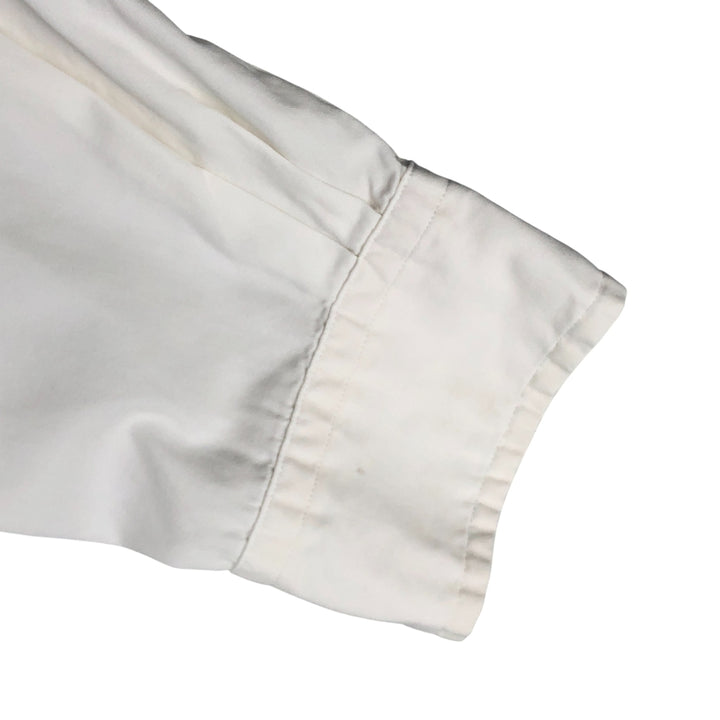 Ralph Lauren CUSTOM FIT long sleeve button down shirt, men's size M cotton white type Vintage Second Hand