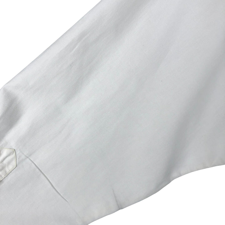 Ralph Lauren long sleeve button down shirt, men's size L cotton white type Vintage Second Hand