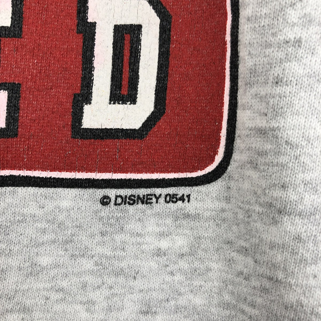 Vintage 90'S MICKEY UNLIMITED Mickey Mouse character sweatshirt, men's size XL unclear gray type Vintage Second Hand