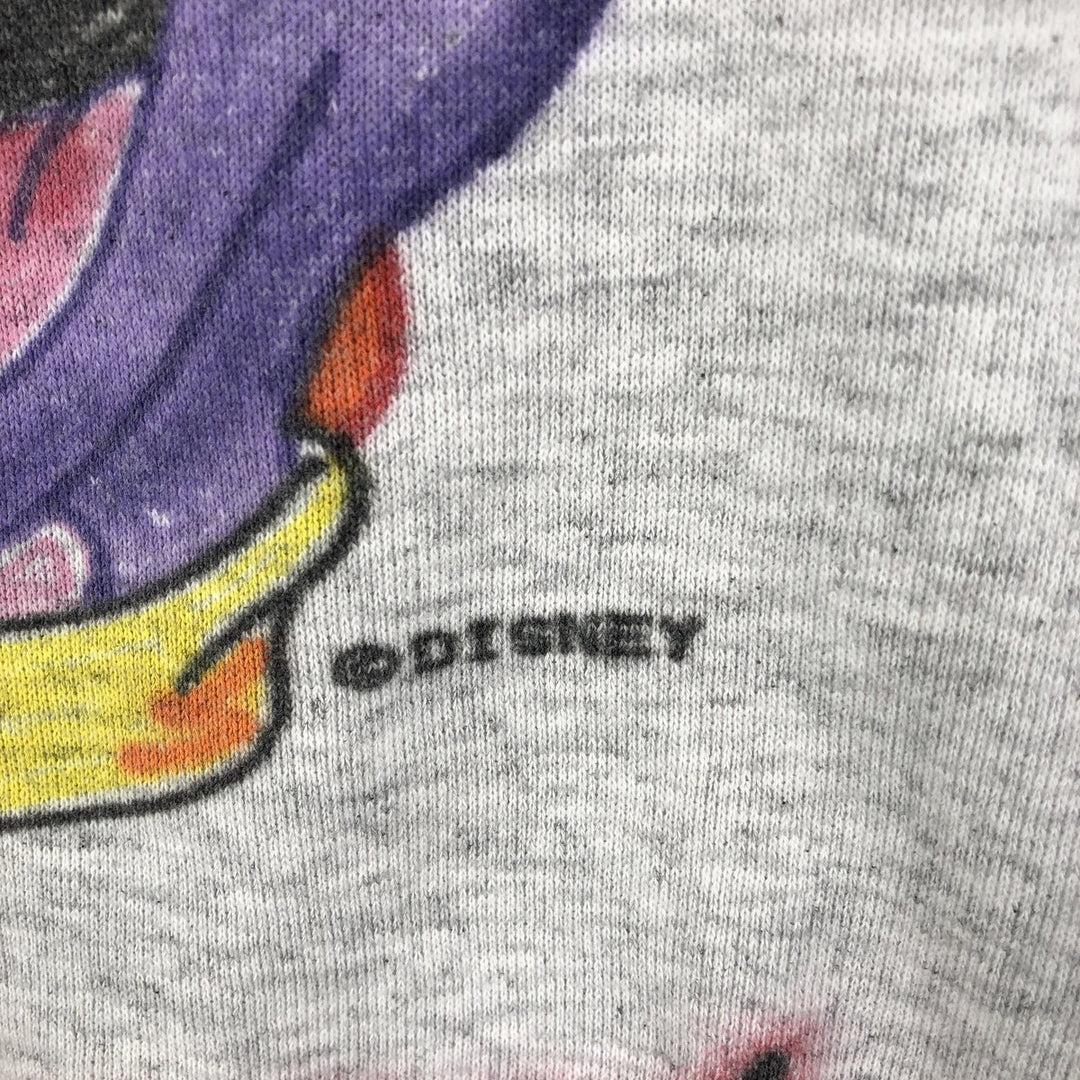 90'S Disney Figment character sweatshirt, Made in USA, Men's Size L, Vintage polyester gray type Vintage Second Hand