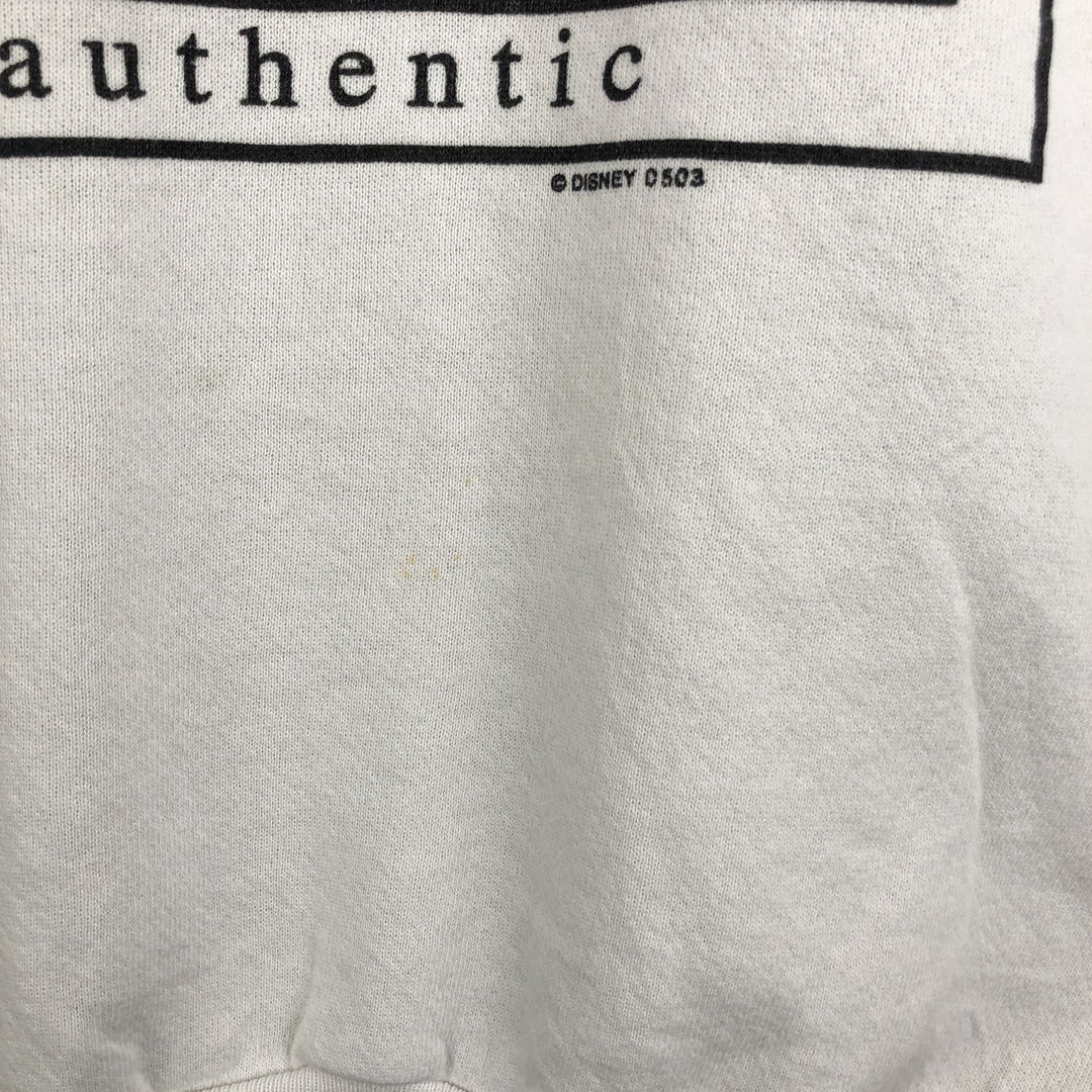 Vintage 90'S MICKEY UNLIMITED Mickey Mouse character sweatshirt, Made in USA, Men's XL cotton white type Vintage Second Hand