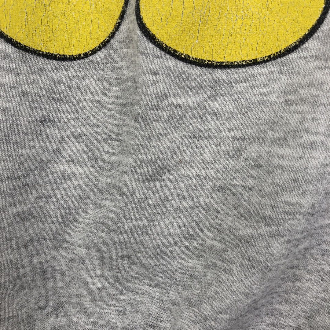Vintage 90'S Disneyland Mickey Mouse character sweatshirt, made in the USA, size M, men's cotton gray type Vintage Second Hand