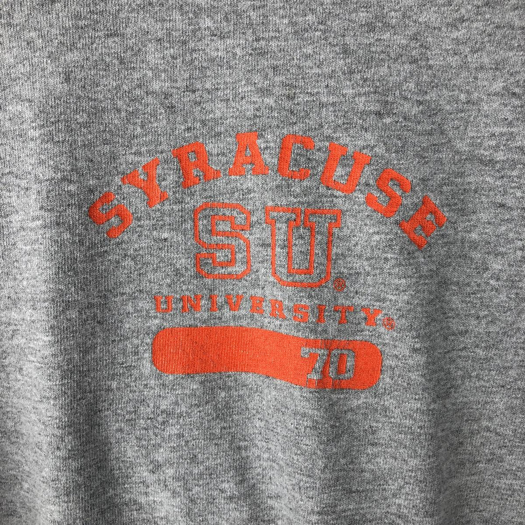 90'S Jansport College Long Sleeve T-Shirt, Made in USA, Men's L Size, Vintage cotton gray type Vintage Second Hand