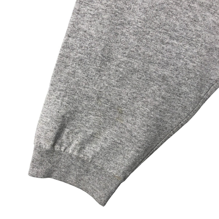 90'S Jansport College Long Sleeve T-Shirt, Made in USA, Men's L Size, Vintage cotton gray type Vintage Second Hand