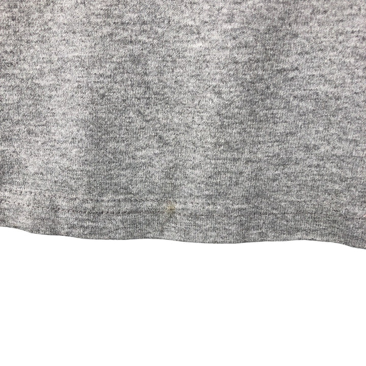 90'S Jansport College Long Sleeve T-Shirt, Made in USA, Men's L Size, Vintage cotton gray type Vintage Second Hand