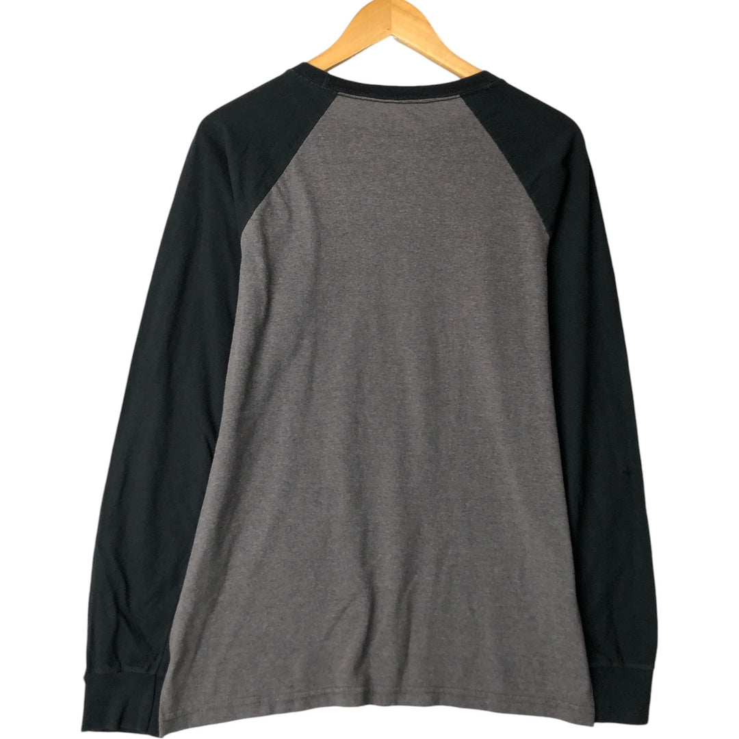 NIRVANA Nirvana Long Sleeve T-Shirt, Band Tee, Men's Size Medium cotton gray type Vintage Second Hand