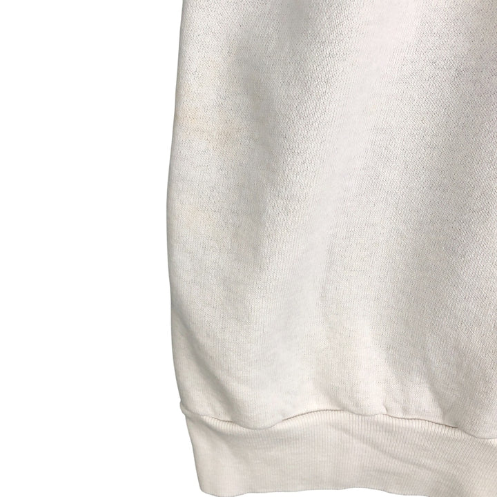 Vintage 1980'S Gumby character sweatshirt, size L, men's unclear white type Vintage Second Hand
