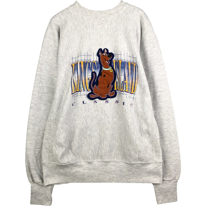 90'S GENUS Scooby-Doo character sweatshirt, made in the USA, men's size L, vintage cotton gray type Vintage Second Hand