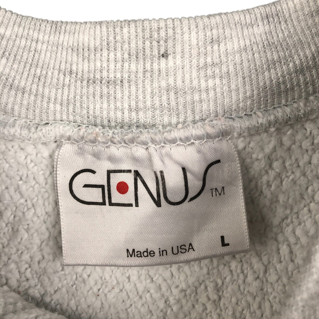 90'S GENUS Scooby-Doo character sweatshirt, made in the USA, men's size L, vintage cotton gray type Vintage Second Hand