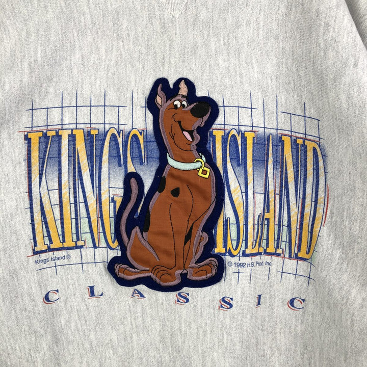 90'S GENUS Scooby-Doo character sweatshirt, made in the USA, men's size L, vintage cotton gray type Vintage Second Hand