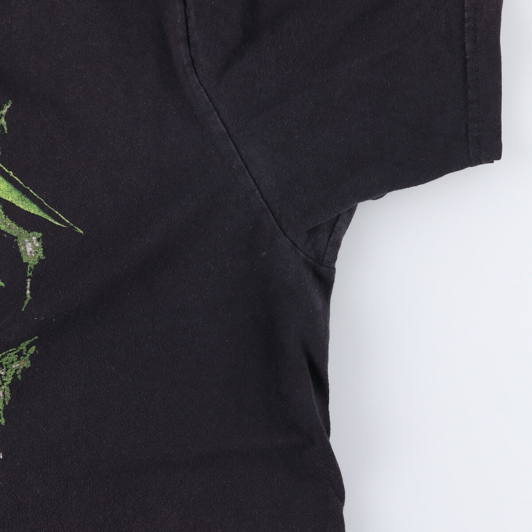 Metallica Metallica Band T-shirt Band T Men's L size cotton black type Vintage Second Hand