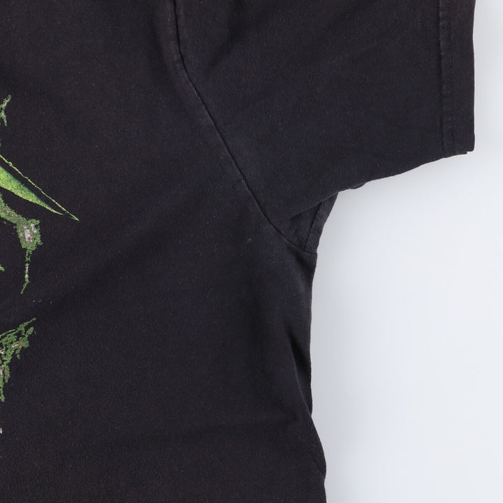 Metallica Metallica Band T-shirt Band T Men's L size cotton black type Vintage Second Hand