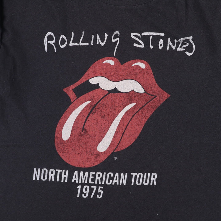 The Rolling Stones Band T-Shirt, Men's Size Small cotton black type Vintage Second Hand