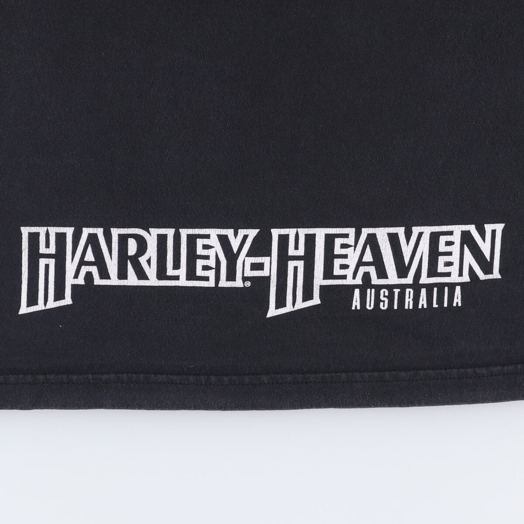 Harley-Davidson Motorcycle Bike T-shirt, Men's XL size cotton black type Vintage Second Hand