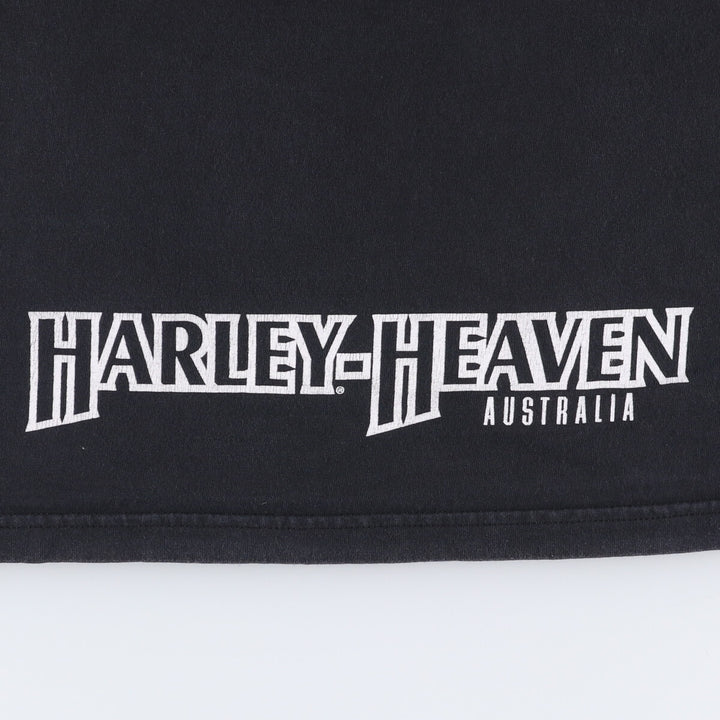 Harley-Davidson Motorcycle Bike T-shirt, Men's XL size cotton black type Vintage Second Hand