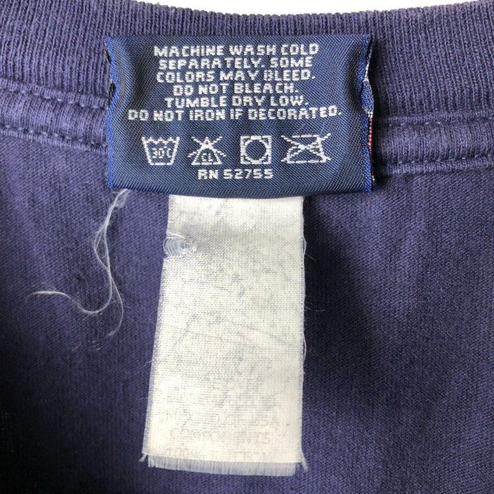2000'S Jansport College T-shirt, Men's XL unclear navy blue type Vintage Second Hand