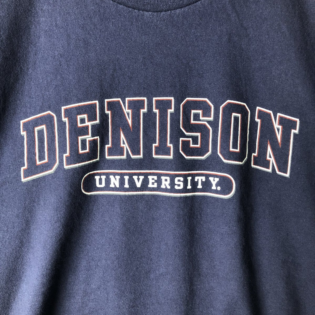 2000'S Jansport College T-shirt, Men's XL unclear navy blue type Vintage Second Hand