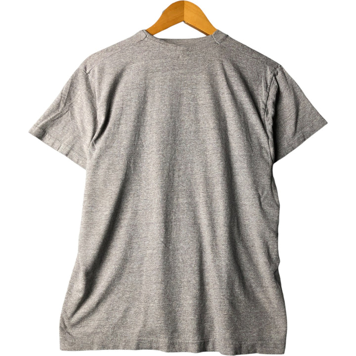 SCREEN STARS College T-Shirt, Made in USA, Men's XL cotton gray type Vintage Second Hand