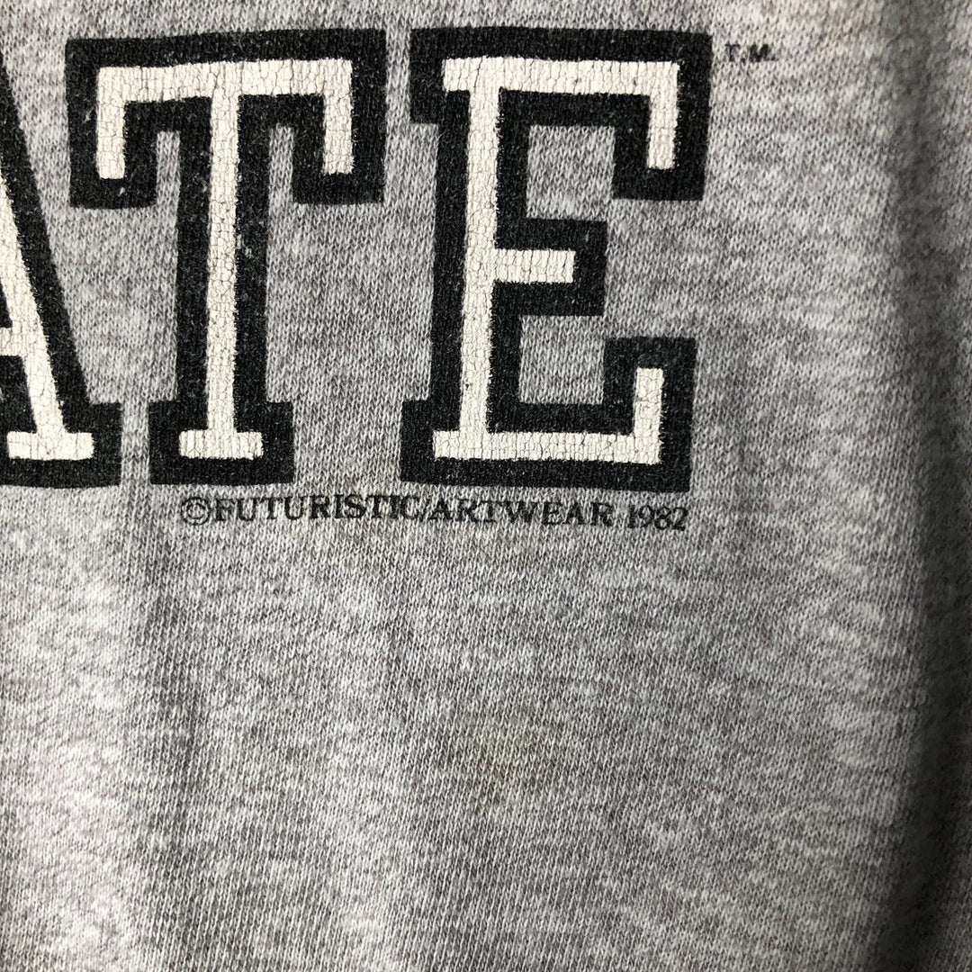 SCREEN STARS College T-Shirt, Made in USA, Men's XL cotton gray type Vintage Second Hand