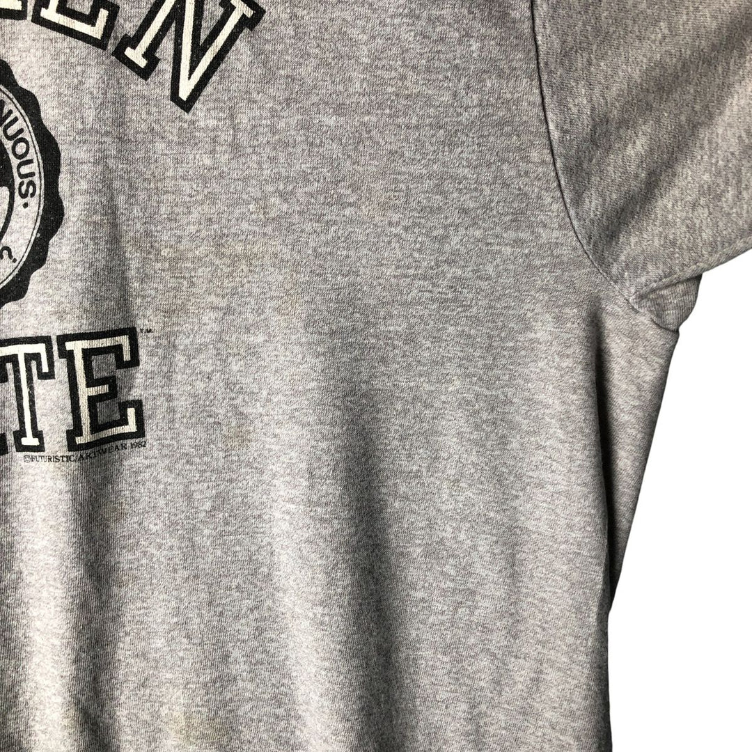 SCREEN STARS College T-Shirt, Made in USA, Men's XL cotton gray type Vintage Second Hand