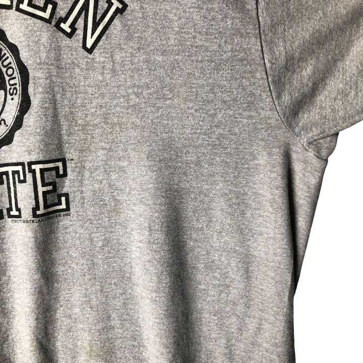 SCREEN STARS College T-Shirt, Made in USA, Men's XL cotton gray type Vintage Second Hand