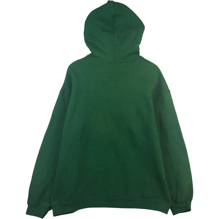 Vintage 90'S adidas Team pullover sweatshirt, USA made, men's size L cotton Green type dark green Vintage Second Hand